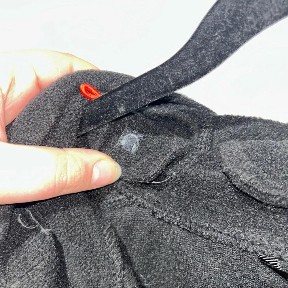 SCOTTeVEST TEC Jacket Mens M Full Zip Hooded Black Fleece Long Sleeve Zip Up M